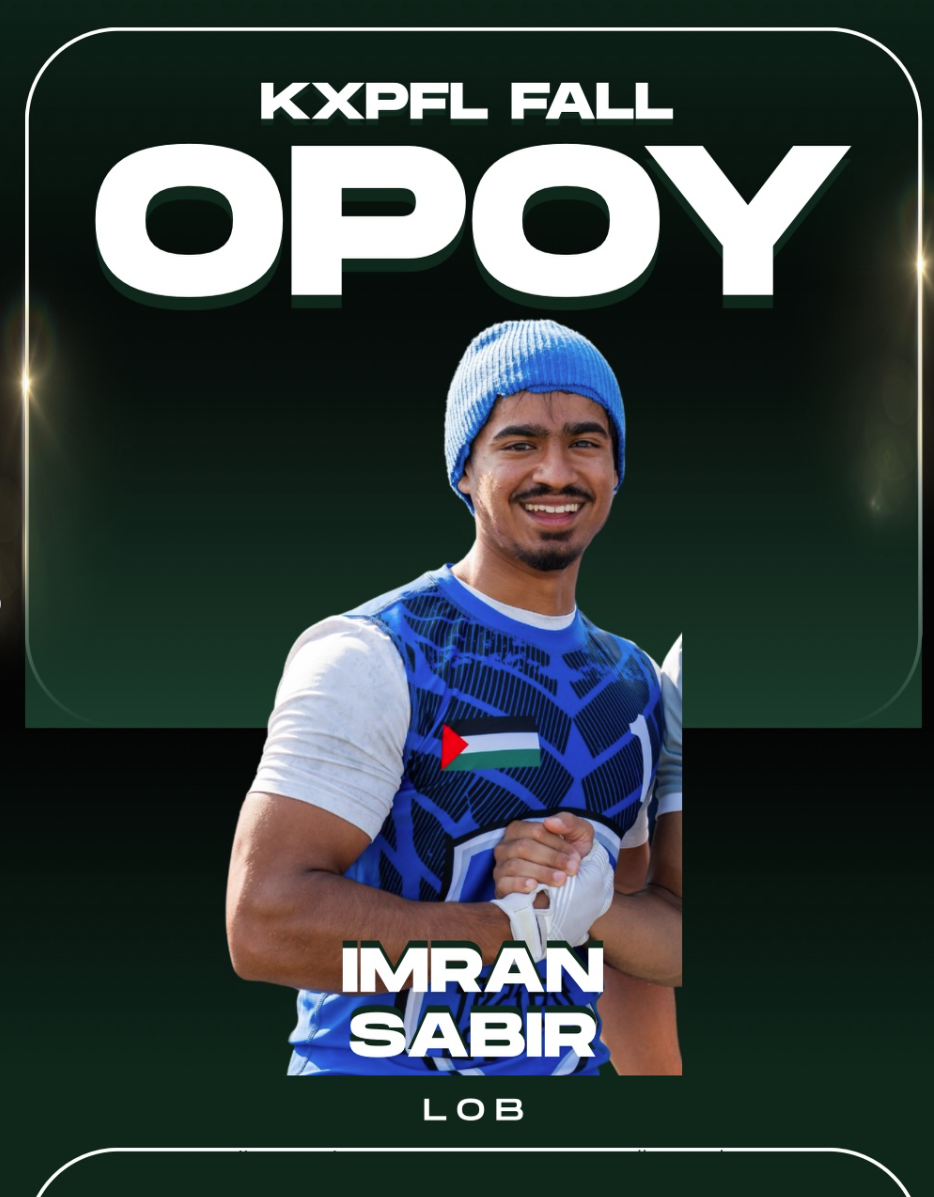 Fall OPOY — Imran Sabir